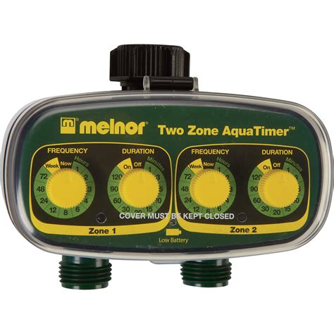 melnor two zone timer instructions